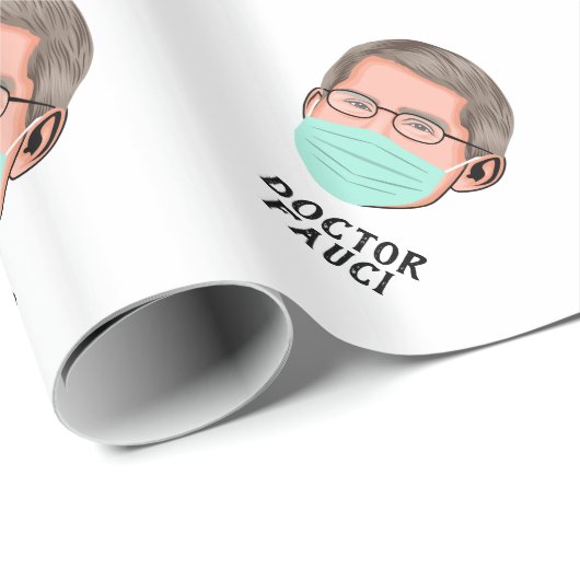 Doktor Fauci CUSTOM Geschenkpapier (Rolleneckpunkt)