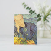 Doktor Gachet Portrait von Van Gogh, vielen Dank Postkarte (Stehend Vorderseite)