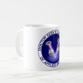 Doktor Geeks Laboratory Logo Kaffeetasse (Vorderseite Links)