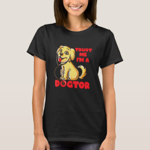 Doktor Golden Labrador Retriever Welpe Vet Tech Ve T-Shirt