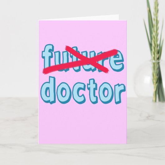 Doktor Graduation Products Karte (Vorderseite)