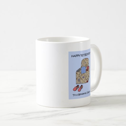 Doktor Happy Retirement Kaffeetasse (VorderseiteRechts)