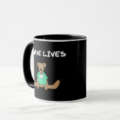 Doktor I Save Lives Mug Tasse (Vorderseite Links)