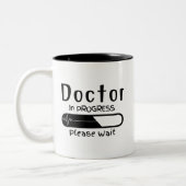 Doktor in Arbeit | Future Doctor Tasse (Links)