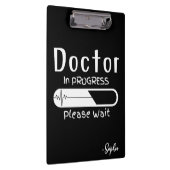 Doktor in Arbeit Klemmbrett (Rechts)