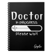 Doktor in Arbeit Notizblock (Vorderseite)