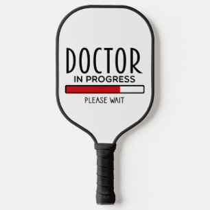 Doktor in Ausbildung, bitte warten, lustige medizi Pickleball Schläger
