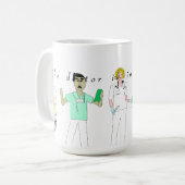 Doktor In das Haus! Kaffeetasse (Vorderseite Links)