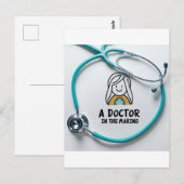 Doktor in der Produktion Postkarte (Vorne/Hinten)