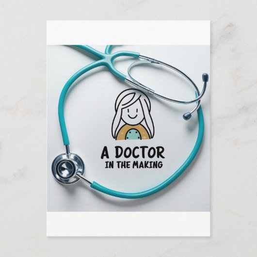 Doktor in der Produktion Postkarte (Vorderseite)