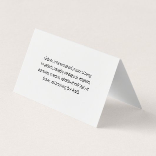 Doktor in Labrador | Kardiologie-Logo Visitenkarten (Rückseite)