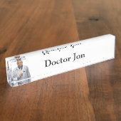 Doktor Jon Nameplate Namensplakette (Seite)