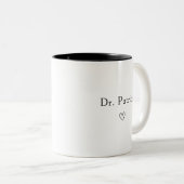 Doktor Kaffeetasse Personalisiert PHD Abschlussges (VorderseiteRechts)