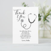 Doktor, Krankenpflege, Ärztlicher Dankeschön-Auswe Dankeskarte (Stehend Vorderseite)