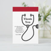 Doktor, Krankenpflege, Ärztlicher Dankeschön-Auswe Dankeskarte (Stehend Vorderseite)