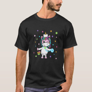 Doktor Krankenschwester Einhorn Stethoskop T-Shirt