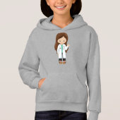 Doktor, Krankenschwester, Stethoskop, Labrador, Br Hoodie (Vorderseite)