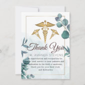 Doktor | Krankenversicherung Dankeschön Karte (Vorderseite)