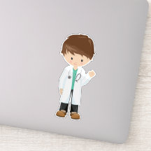 Doktor, Labrador, Medizin, Niedlicher Junge, braun