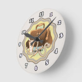 Doktor MD Runde Wanduhr (Winkel)
