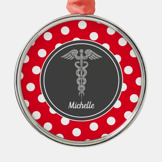 Doktor Medical Classy Ornament Aus Metall (Vorne)