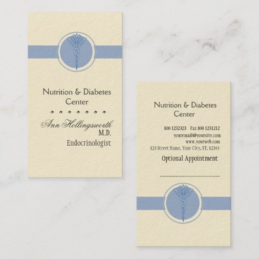 Doktor Medical Healthcare Terminkarte (Vorne/Hinten)