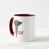 Doktor mit Caduceus Tasse (Vorderseite Links)