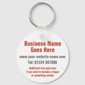 Doktor mit Stethoskop Prüffutter Schlüsselanhänger (Rückseite)