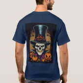 Doktor Moderer Spooky Smirk | Halloween-Voodoo T-Shirt (Rückseite)