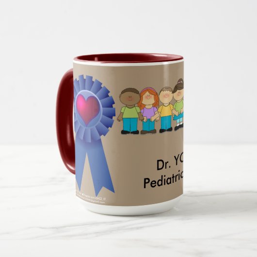 Doktor Mug New Pediatrician Appreciation Tasse (Vorderseite Links)