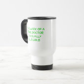 Doktor Mug Reisebecher (Vorderseite Links)