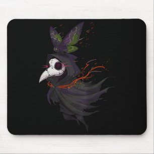 Doktor Okkult Gesicht Pest Gothic Cottagecore Mott Mousepad