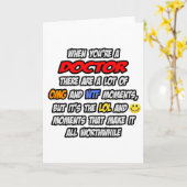 Doktor OMG WTF LOL Karte (Gelbe Blume)