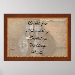 Doktor - Optometrie - ein altes phoropter Poster