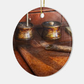 Doktor - Optometriker - Ich brauche meine Lesebril Keramik Ornament (Links)