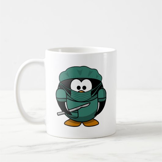 Doktor Penguin Kaffeetasse (Links)