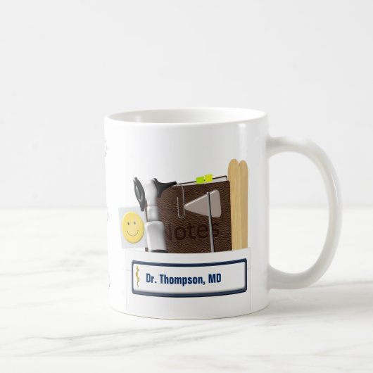 Doktor Personalized Pockets Mug Kaffeetasse (Rechts)