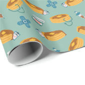 Doktor Pfannkuchen Blassgrün Geschenkpapier (Rolleneckpunkt)