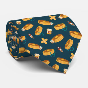 Doktor Pfannkuchen Navy Krawatte