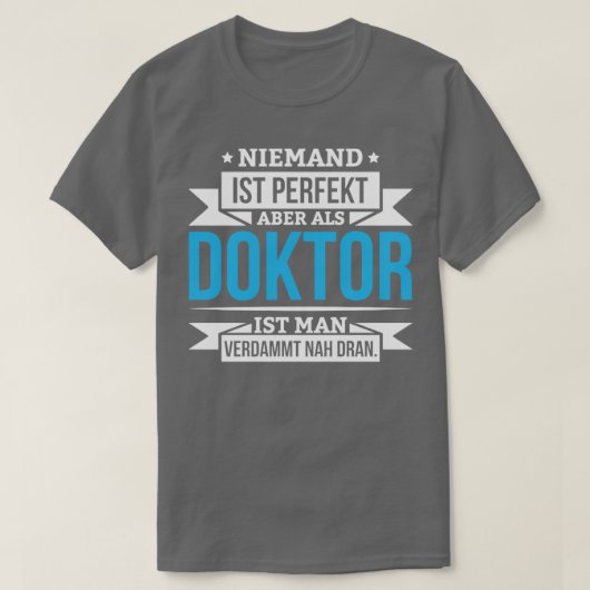 Doktor Phd Student Geschenkdissertation T-Shirt (Design vorne)