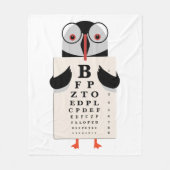 Doktor Pinguin Fleecedecke (Vorderseite)