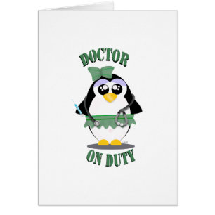 Doktor Pinguin im Dienst(weiblich)