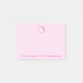 Doktor Pink Notes Post-it Klebezettel (Vorderseite)