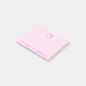 Doktor Pink Notes Post-it Klebezettel (angewinkelt)