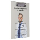 Doktor Portrait Template Custom Clipboards Klemmbrett (Rechts)