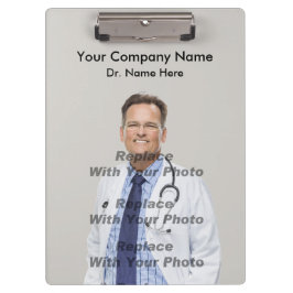 Doktor Portrait Template Custom Clipboards Klemmbrett