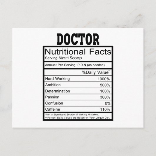 Doktor Postkarte (Vorderseite)