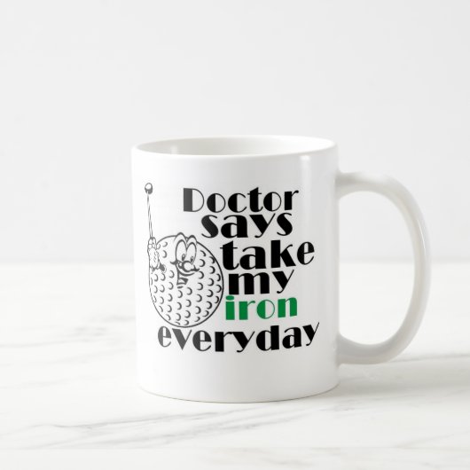 Doktor sagt Nehmeneisen 3 Kaffeetasse (Rechts)