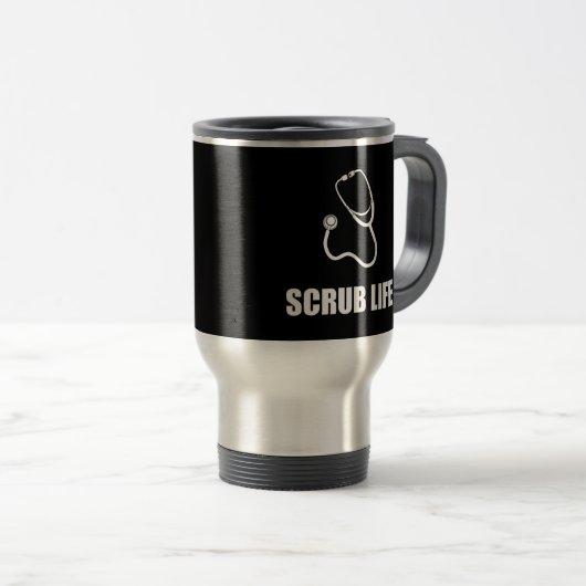 Doktor Scrub Life Funny Reisebecher (VorderseiteRechts)