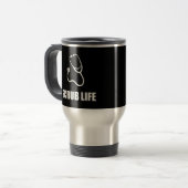 Doktor Scrub Life Funny Reisebecher (Vorderseite Links)